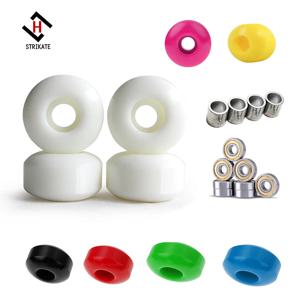 4pcs 스케이트 보드 롱 보드 바퀴 52mm 92A 도로 스케이트 프로 액션 모션 바퀴 8pcs ABEC 11 실버 씰 베어링 4pcs 스페이서