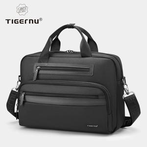 Tigernu 서류 가방 남자 노트북 가방 핸드백 12-14 인치 캐주얼 빈티지 서류 가방 노트북 핸드백 가방 비즈니스 연결 시리즈