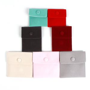 10 개/몫 보석 주머니 포장 가방 부드러운 벨벳 선물 팔찌 목걸이 귀걸이 반지 저장 단추 벨벳 가방 사용자 정의 로고