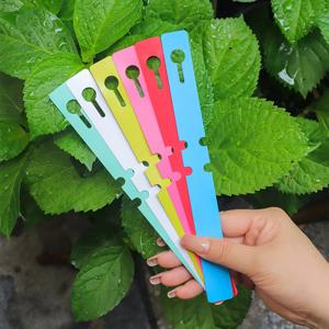 Garden100PCS 꽃 식물 라벨, 묘목, 난초, 정원 꽃 마커, 플라스틱 간판용 Pvc 방수 링