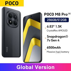 글로벌 버전 포코 M8 프로 스마트폰 스냅드래곤 ®   7세대 4 6.83인치 CrystalRes AMOLED 디스플레이 휴대폰 50MP 메인 카메라