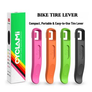 CYCLAMI 2개입 로드 바이크 MTB 자전거 타이어 프라이 바 모든 사이즈의 타이어용 매우 단단하고 재사용 가능한 초경량 휠 수리 도구