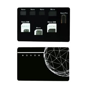 슬림 SIM 카드 홀더 및 MicroSD 카드 케이스 보관함 및 lphone 핀 포함