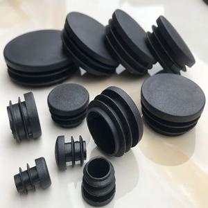 12mm-76mm 검정색 플라스틱 원형 캡 내부 플러그 보호 가스켓 파이프 볼트 가구용 더스트 씰 엔드 커버 캡