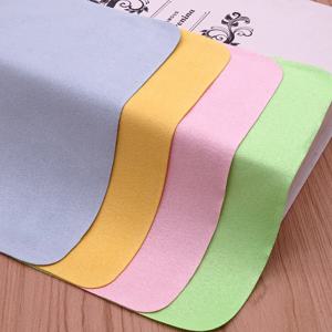 5pcs 마이크로 화이버 렌즈 천 소프트 섀미 가죽 안경 클리너 렌즈 전화 화면 청소 물티슈 안경 액세서리