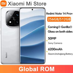 글로벌롬 레드미 노트 14 프로 플러스 5G 스냅드래곤 ®   7세대 3 IP68 6.67인치 스마트폰 50MP 6200mAh 90W 고속 충전 1.5K 120Hz 디스플레이