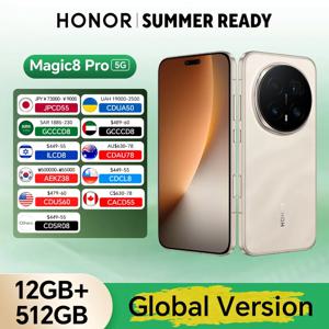 글로벌 버전 HONOR Magic8 Pro 5G 12GB+512GB 6.71인치 120Hz OLED 디스플레이 200MP 카메라 7100mAh 100W 슈퍼차지
