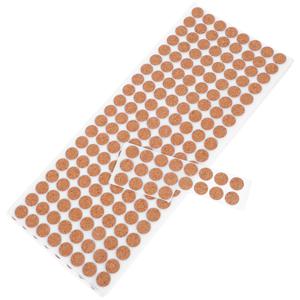 500pcs 코르크 미끄럼 방지 패드 공예 용 접착 타일 가구 다리 내열성 미끄럼 방지 유리 제품 진동 흡수 쉬운
