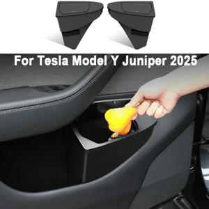 테슬라 모델 Y 주니퍼 2025 프론트 도어 수납 휴지통 자동차 도어 수납함 다기능 수납함 자동차 액세서리