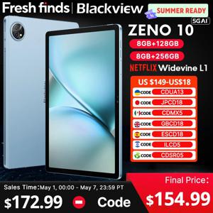 블랙뷰 제노 10 5G AI 태블릿 11인치 FHD+ 90Hz 디스플레이 와이드바인 L1 유니소크 타이거 T8200 8800mAh 쿼드 스피커 안드로이드 15 패드 PC