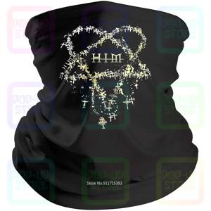 His Infernal Majesty Him Heartagram 성인 2010 Tour Ville Valo 블랙 반다나 마스크 스카프 넥 게이터 입 커버