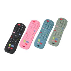 Teether 원격 제어 어린이 실리콘 장난감 몬테소리 철학 감각 소년 소녀 선물