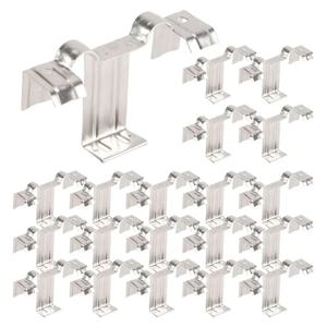 BHBD-20PCS 태양광 패널 배수 버클 표면판 태양광 패널 배수 클립 30mm 간편 설치