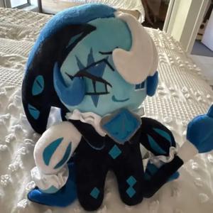 24cm 섀도우 밀크 쿠키 봉제인형 만화 게임 밀크 쿠키 봉제인형 애니메이션 부드러운 봉제인형 방 장식 부드러운 장난감 선물