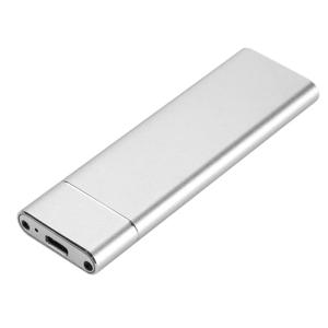 알루미늄 합금 M.2 HDD 외장 케이스 하드 드라이브 박스 B-KEY 외장 하드 드라이브 박스 USB C 인터페이스 SATA 및 NVME 프로토콜 지원