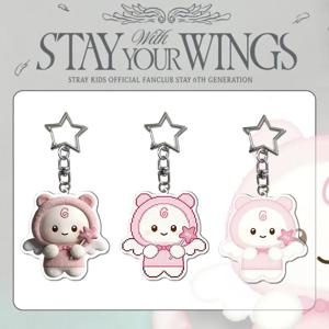 스트레이 키즈 STAY 아크릴 키체인 멤버십 기프트 펜던트 인형 퍼즐 SKZOO 주변기기 만화 선물