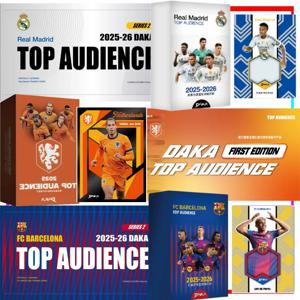 다카 2024-25 시즌 탑 어드위언스 시리즈 스타 플레이어 카드 레알 마드리드 CF FC 바르셀로나 사인 카드 수집용 카드 밀봉 박스