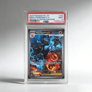 DIY PTCG 등급 카드 싱글 카드 PFL EN 메가 리자몽 2025 컬렉션 카드 취미 수집품 애니메이션 카드 게임 플래시 카드 장난감