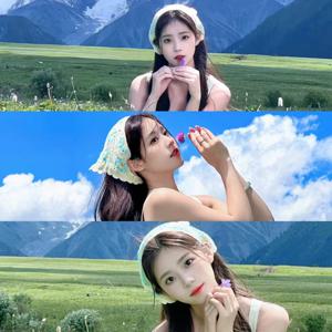 여성 니트 삼각 스카프 헤어밴드 비치풍 시골 스타일 2026 신상 봄 패션 헤어 악세사리 작은 헤드웨어
