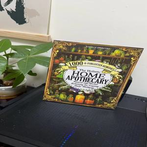 1000개 이상의 잊혀진 약제사 레시피와 치료법 책, 천연 및 허브로 만든 일상 건강 관리, 빈티지 미학 |   상세한 그림 설명