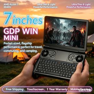 레이지 피어스 GPD WIN 미니 AMD AI 9 HX 370 7인치 휴대용 게임패드 태블릿 32GB 램 2TB PCIE4.0 포켓 미니 노트북 게임 플레이어