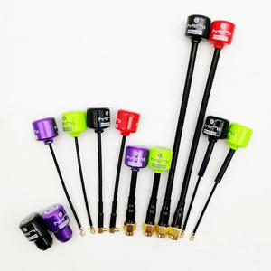 5.8G Lollipop 4 RHCP 안테나 고이득 2.8Dbi FPV 송신기/수신기 RC FPV 레이싱 드론 부품용 SMA/RP-SMA/MMCX/UFL 안테나