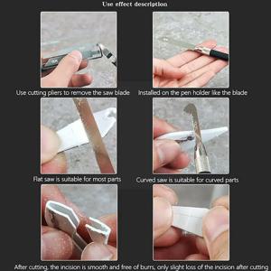 미니 톱 건담 메카 모델 수정 도구 블레이드 쇠톱 절단 수동 Diy 블레이드 Z7r8 만들기