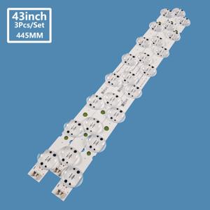 LED 백라이트 스트립 ForLG 43UK6950PLA 43UK6950PLB 43UK6500PLA 43UK6500PLB SSC_43UK65(LGD)_8LED_SVL430A62_REV1.0_ 171201   6V 445mm