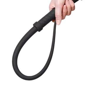 블랙 63CM 정품 실리콘 말 채찍 승마 훈련 도구 복종 승마 말 채찍 말 경주 채찍 소품