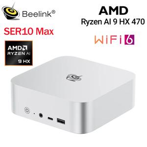 비링크 SER10 윈도우 11 라이젠 AI9 HX470 강력한 AI PC 32G 64G DDR5 1T NVME SSD 오픈 클로우 미니 게이밍 PC 컴퓨터 SER9 HX370