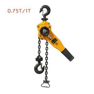 0.75T/1T 당기는 렌치 호이스트 망간 강철 후크 핸드 체인 호이스트 휴대용 레버 블록 반전 체인 호이스트 강화제