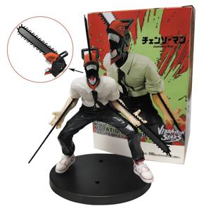뜨거운 18cm 전기 톱 남자 애니메이션 그림 파워 Denji 액션 그림 PVC 전기 톱 남자 파워 입상 PVC 성인 컬렉션 모델 인형 장난감