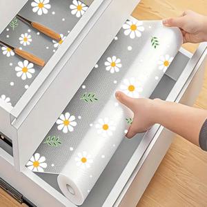 데이지 꽃 주방 캐비닛 매트 재사용 가능한 서랍 매트 주방 식탁 매트 절연 매트 방수 Moisture-proofDrawer 매트