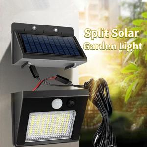 48 LED 분할 태양 빛 PIR 모션 센서 벽 조명 태양 램프 야외 IP65 방수 태양 Countyard 정원 벽 램프