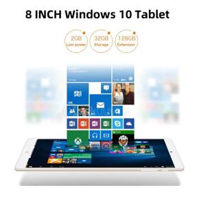 핫 세일 8인치 윈도우 10 태블릿 1280*800 해상도 인텔 아톰 Z3735F 쿼드 코어 2GB RAM 32GB ROM 4000mAh 32비트