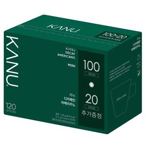 맥심 카누 미니 디카페인 아메리카노 120T x 2통