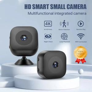 미니 4K HD 카메라 WiFi 무선 모니터링 보안 보호 원격 모니터 비디오 감시 스마트 홈 보안 시스템 2026
