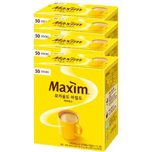 맥심 모카골드 마일드 커피믹스 50T x 4통