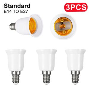 3PCS E14 ~ E27 어댑터 변환 소켓 내화성 플라스틱 변환기 고품질 소재 소켓 전구 어댑터 램프 홀더
