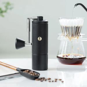 타임모어 체스넛 C5 ESP PRO 에스프레소 수동 핸드 커피 그라인더 조절 가능한 스틸 코어 버, 청소 브러시 포함, 야외 휴대용