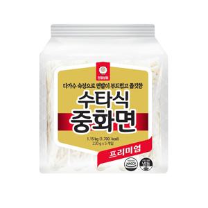 천일식품 수타식 중화면 1.15kg(230gx5개)