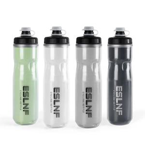 ESLNF 720ml 자전거 물병 로드 바이크 이중층 보온 누수 방지 케틀 야외 사이클링 스포츠 병