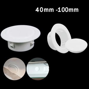 1개 40-100mm 장식용 벽 구멍 덮개 보호용 통풍구 장식 캡 플라스틱 플러그 에어컨 구멍 파이프라인 주방 도구