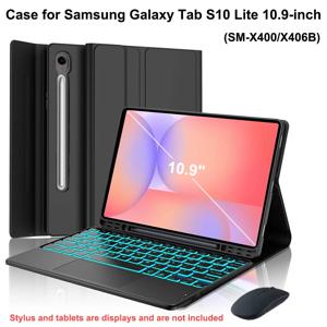 삼성 갤럭시 탭 S10 라이트 5G 10.9인치용 케이스, 갤럭시 탭 S10 라이트 10.9 SM-X400/X406B용 블루투스 키보드 커버