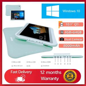 10.1인치 윈도우 10 64비트 4GB 64GB 인텔 아톰 x5-Z8350 CPU 쿼드 코어 태블릿 PC 8000mAh HDMI 호환
