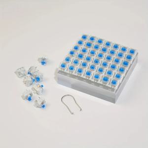 새로운 50pcs/100pcs 실용적인 블루/블랙/레드/브라운 스위치 기계식 키보드 DIY 핫스왑 가능 크로스 스템 포함 키캡 풀러