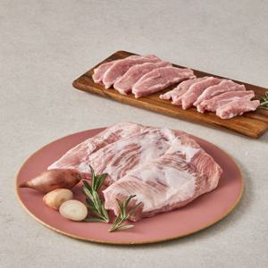 삼형제고기 1등급 한돈 냉장 가브리살 수육 보쌈용 덩어리 600g (300g x 2팩)