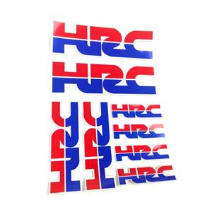혼다용 HRC 오토바이 장식 스티커 반사 방수 헬멧 레이싱 데칼 액세서리 스폰서 스티커