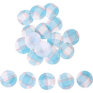 20Pcs 미니 밀짚 모자 미니어처 공예 장식 인형 집을위한 작은 모자 소품 DIY 크리 에이 티브 장식품 미니 모자 액세서리