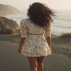 여성 섹시 여름 의상 버블 슬리브 라운드넥 크롭 시폰 탑 레이어드 플로럴 프린트 미니스커트 투피스 세트 2026 스커트 슈트